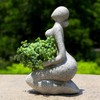 Aclema Large Planters for Outdoor Indoor Plants Head Face Planter
