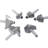 Akylin 6pcs Classical Cove Router Bit Set,1/4" Shank Cove &