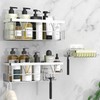 KEGII Shower Shelf without Drilling, Bathroom Shower Shelf, Shower Basket,