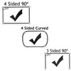 SPARES2GO 3 m Cut to Size Door Seal for Hotpoint