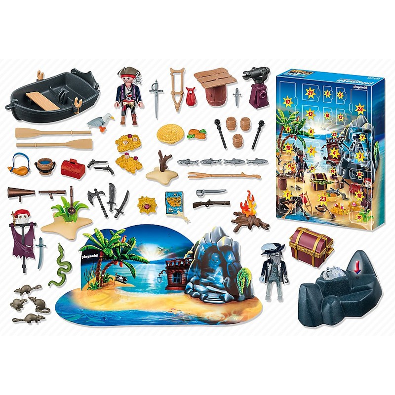 Playmobil Advent Calendar 'Pirate Treasure Island' Playset