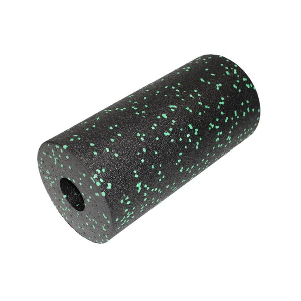 Kisangel High Density Yoga Column Foam Roller Black and Shaft