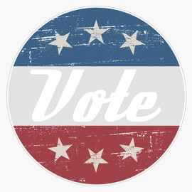 LAD Studio Vote, 2020 Election Sticker Bumper Sticker Vinyl Decal 5""