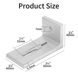 10-Pack Heavy-Duty Aluminum Alloy L-Foot Solar Mounts Photovoltaic Panel Mounting Bracket, Photovoltaic Mount, Waterproof Solar Panel Bracket for Roof PV System