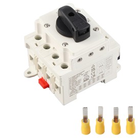 DC Solar and Battery Disconnect Switch 35mm Din Rail Mount with PC Flame Retardant Housing for Power Distribution Systems
