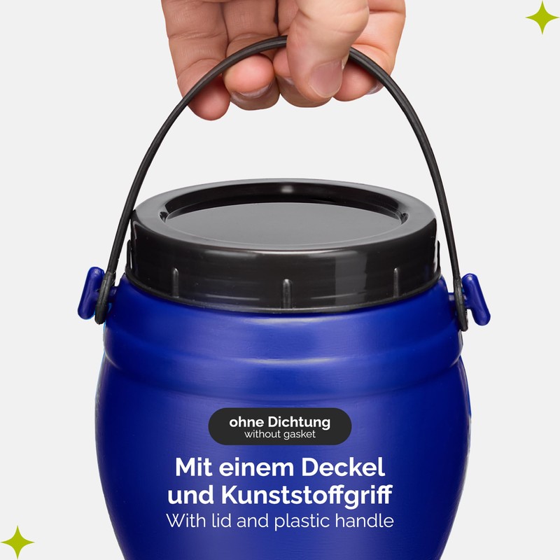 Garronda 1.5 Litre Container with Lid, Feeding Bin, Wide Neck