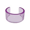 Acrylic Open Cuff Bracelet，Colorful Resin Geometric Simple Transparent Wide Chunky