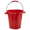 Vikan 56924 Pail,5 gal.,PP/SS,Red