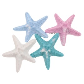 Beavorty 4piezas pinzas para cabello: Clips De Pelo Forma De Estrella De Mar Accesorios Náuticos Para Mujeres Y Niñas Para Bodas Fiestas De Verano Y Decoración De Playa Elegantes Y Duraderos