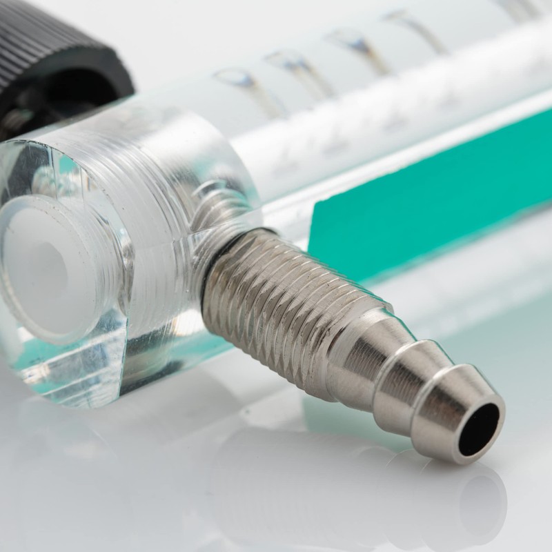 Low Flow Meter with control valve for Gas Airflow Air