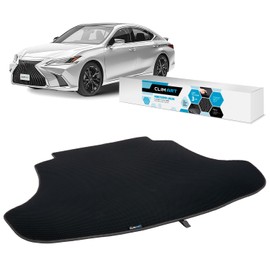 CLIM ART Cargo Liner for Lexus ES 2019-2025 Custom Fit Trunk Mat, with Honeycomb Dirtproof & Waterproof Technology - All-Climate, Heavy Duty, Anti-Slip Cargo Liner, Luggage - FL01119179