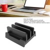 Vertical Laptop Stand Holder Adjustable Width Dual Slots Laptop Holder
