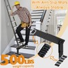 DITKOK Heavy Duty Foldable Ladder Leveler for Stairs, Large Ladder