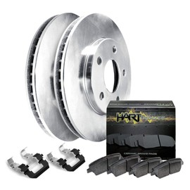 Hart Brakes Front Brakes and Rotors Kit |Front Brake Pads| Brake Rotors and Pads| Ceramic Brake Pads and Rotors - RBBF.22013.02