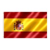Spain Flag 3x5 FT Spainish Flag With Brass Grommets Fade
