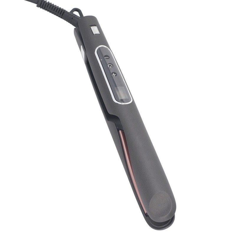 2 in 1 Hair Straightener Curler Twisted PTC Heating LCD