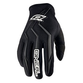 Oneal Men's Element Full Finger Mountain Enduro Motocross Dirt Bike Gloves, Black, Medium