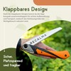 Recalma Handsäge Astsäge Klappbar, gehärtetes SK5 Sägeblatt 210 mm, Klappsäge