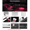 Govee Car LED Lights, Smart Car Interior Lights with App