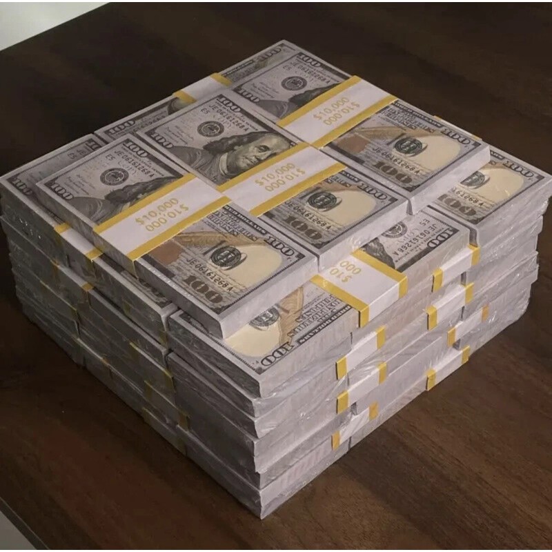 $100 Bills 30k Prop Replica Money for Movies, Parties, Tik