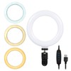 6'' Ring Light for Laptop, Computer Clip Video Fill Light