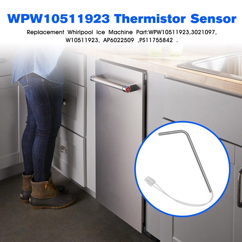 WPW10511923 Ice Maker Sensor Replacement Whirlpool Ice Maker Bin Sensor