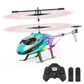 Lidasen Remote Control Helicopter for Kids Age 6+, Altitude Hold RC Helicopters Toy with 3.5 Channel, 2.4GHz Aircraft Flying Toy with Gyro & LED Light, USB Charging, Gift for Boy Girl Adult Beginner