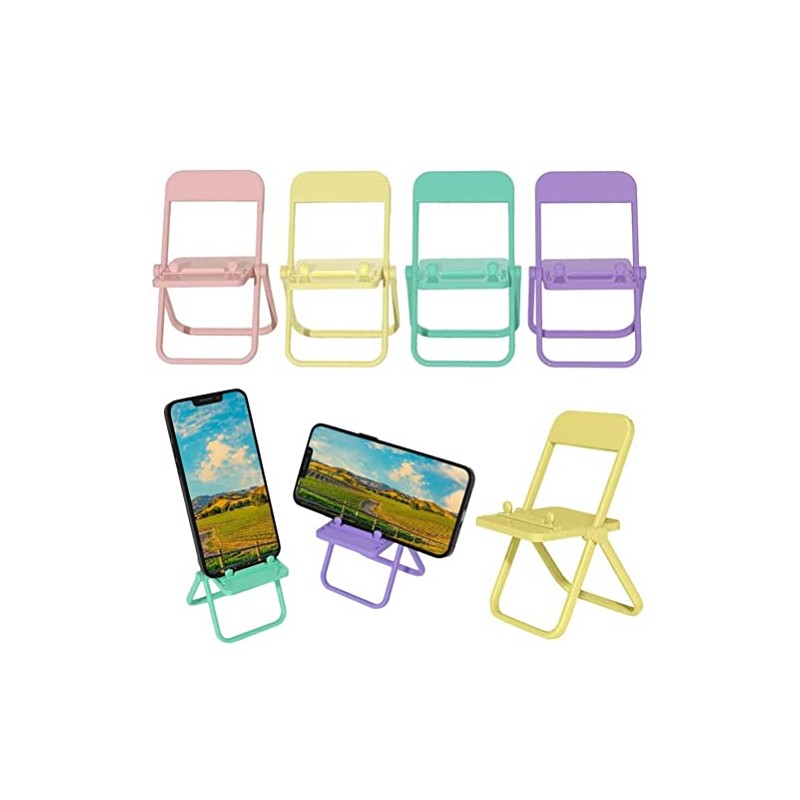 Soporte para teléfono celular, 5 piezas con forma de mini