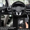 GIANT PANDA Steering Wheel Cover PU Leather Round Steering Wheels