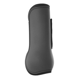 HORZE Chicago Adjustable Horse Tendon Boots - Protective, Lightweight, Open Front Boots for Jumping, Trail Riding, and Turnout (Sold in Pairs) - Black - Horse