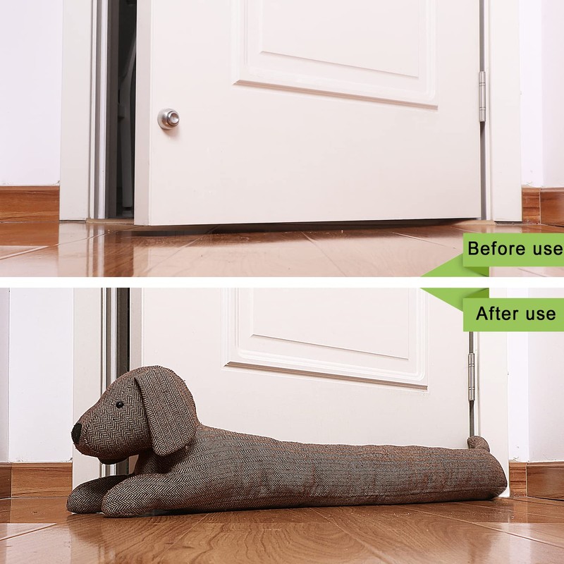 SANFERGE 36 Inch 3LB Heavy Duty Under Door Draft Stopper,