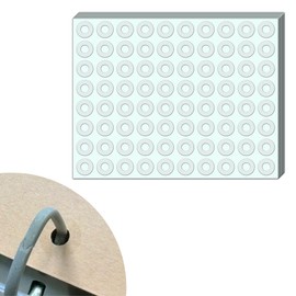 4000 Pieces - Clear Hole Punch Reinforcement Stickers, Paper Binder Protector Labels for Hole-Punched Pages
