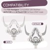 F20 CPAP Headgear Straps Compatible with ResMed AirFit/AirTouch F20 Full
