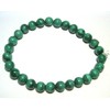 CRYSTALMIRACLE Malachite Beaded Round Bracelet String Crystal Gemstone Fashion Accessory