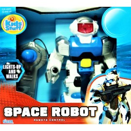 Kids Stuff TOYS - EXCITE KIDS STUFF - REMOTE CONTROL SPACE ROBOT - LIGHTS UP & WALKS - NEW