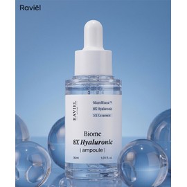 Raviel Biome Hyaluronic Acid Pore Care Sebum Improvement Hydrating Ampoule 30ml