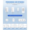 Remote Control Outlet, WILAWELS Wireless Light Switch with Magnetic Base,