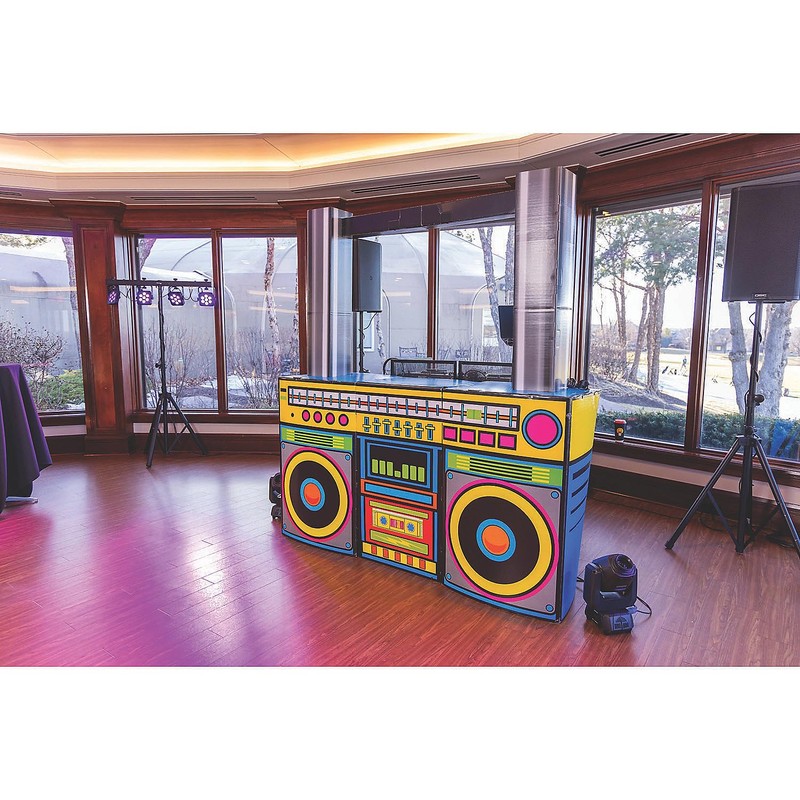 Fun Express 80s Party Decorations Photo Booth Props - Giant