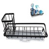 DWIRWLC Sink Rack Kitchen Organizers And Storage Bathroom Countertop Stainless