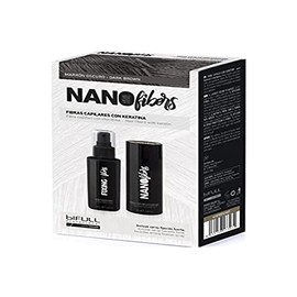 BIFULL Nanofibers Capsule Fibres with Keratin Dark Brown, Black, Standard