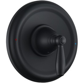 Replacement for Moen T2151BL Brantford Posi-Temp Valve Trim Kit, Pressure Balancing Tub and Shower Lever Handle，Matte Black