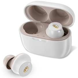 Monster N-Lite 200 AirLinks Wireless Earbuds, Bluetooth 5.0 Headphones, Built-in Mic for Clear Calls, Immersive Bass Sound, IPX5 Water Resistant Design for Sports，White