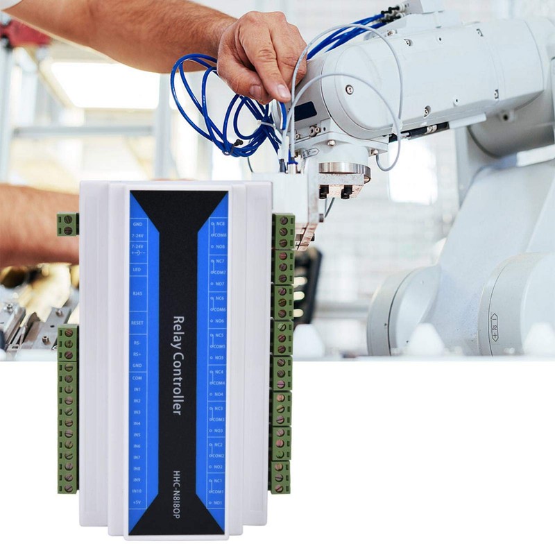 8 Channel Network Relay Module Relay Remote Control Device Ethernet