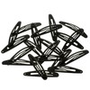 HAARallerliebst Hair Clips Oval (Pack of 20 | Black |