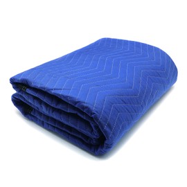 XKMT- 1x Professional Blue Furniture Moving Packing Blanket/Ultra Thick 72"x80"/ Lift Shipping Supplies Secure Protecting Furniture Pads [P/N: ET-HOME004 X1PC-BLUE]