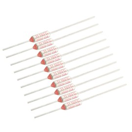 uxcell 250V 10A 105 Celsius Circuit Cut-off Temperature Thermal Fuse 10 Pcs