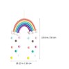 ORFOFE Hanging Rainbow Cloud Raindrops Decor for Bedroom Wall Pendant