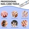 C12rtive Medium Nail Drill Bits Diamond Carbide Spiral FrameCuticle Remover
