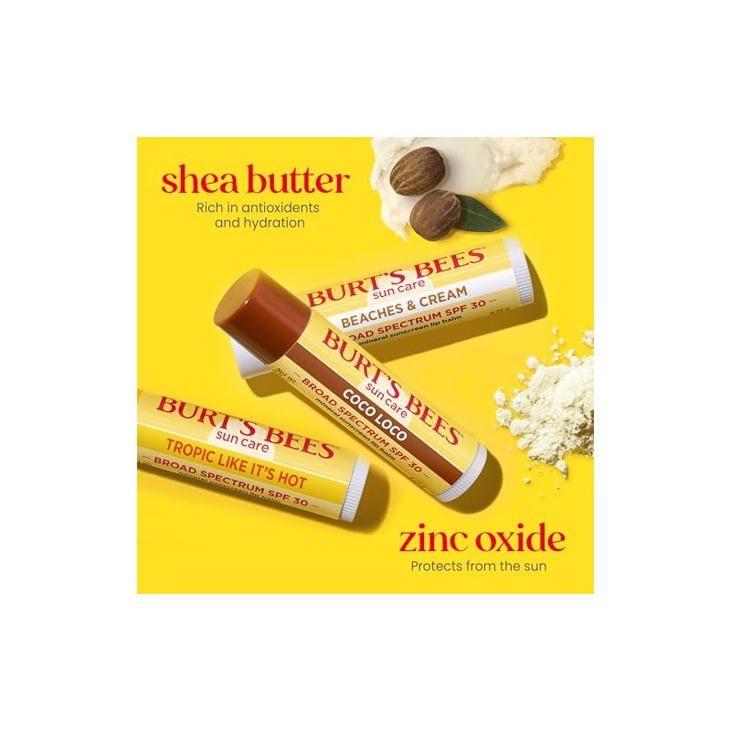 Burts Bees Beaches And Cream Bálsamo Labial Spf 30, 0.15
