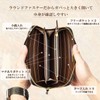 atelierCODEL Men's Long Wallet, Round Zipper, Tochigi Leather, Genuine Leather,